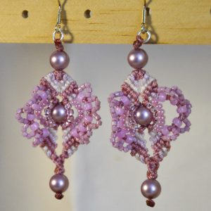 cercei handmade micromacrame